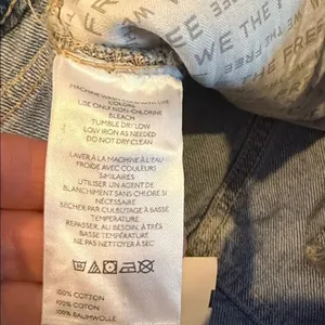 We The Free by Free People Wynne Denim Skirt Size 27 Light Indigo A-Line thumbnail 6