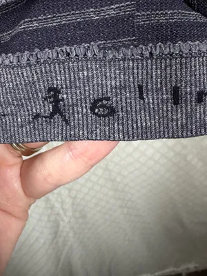 Lululemon Purple‎ Striped Run Swiftly Tech Top thumbnail 3