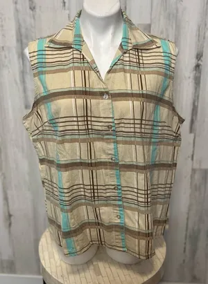 Blouse Brown Size L thumbnail 1