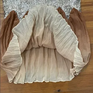 Gimmicks by BKE Sequin Babydoll Tank Top M Brown Ombre Boho Fairy Whimsigoth thumbnail 5