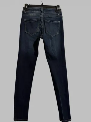 Kancan women’s size 24 high wasted, dark wash, skinny jeans thumbnail 3