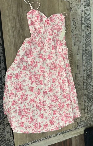 Altar'd State Dress Floral Long thumbnail 1
