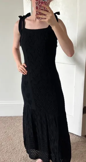 Lulus Crochet Maxi Dress thumbnail 1