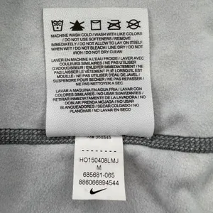 Nike Pro Hyperwarm Pullover Women's M Grey Pixel‎ Print Half Zip Nordic Athletic thumbnail 5