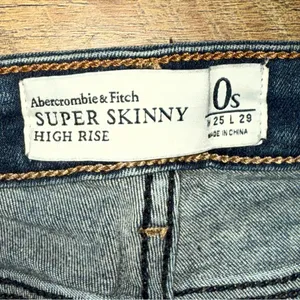 Abercrombie & Fitch Super Skinny High Rise Women's Blue Jeans thumbnail 6