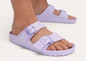 Birkenstock Lilac Stealth Buckle EVA Slide Sandals for Women thumbnail 1