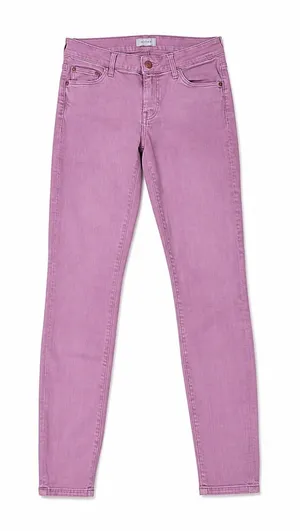 MOTHER The Looker Pop! Skinny Jeans Pink Size 26 thumbnail 1