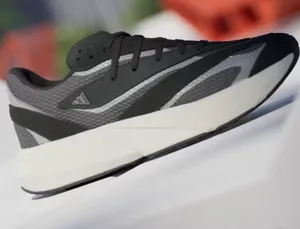 NEW adidas Lightblaze Running Inspired Shoe Women’s size 10 Black Silver Gray thumbnail 1