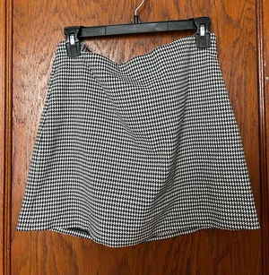Mango Skirt Mini Houndstooth thumbnail 1