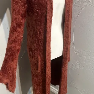Free People Rust Long Cardigan thumbnail 7