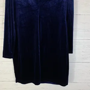 Lila Rose navy velvet mini dress size XXL juniors it size L regular NWT thumbnail 8