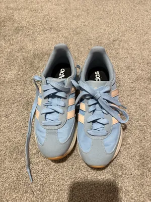 Adidas Women's Blue and Pink run 70s retro sneaker thumbnail 4
