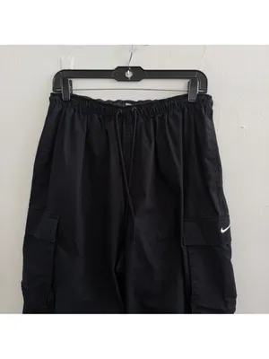 NEW Nike Sportswear Womens Small Mid Rise Oversized Baggy Woven Cargo Pants thumbnail 5