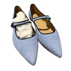 NIB Tuckernuck Chambray Jane Flats Sz. 9 thumbnail 4