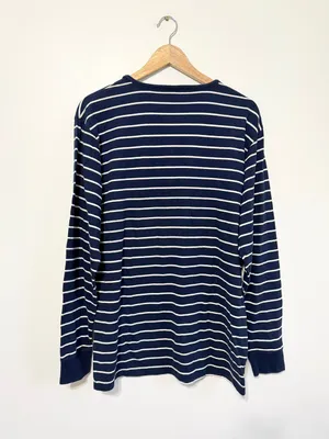 Ralph Lauren Striped Vintage Relaxed Oversized Fit Size Medium Womens Vtg 90s thumbnail 6