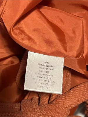 HYFVE Rust Brown Sleeveless Drape Waterfall Vest thumbnail 3