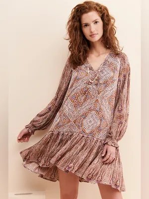 Anthropologie | Sabia Flounced Tunic Dress, Small thumbnail 2