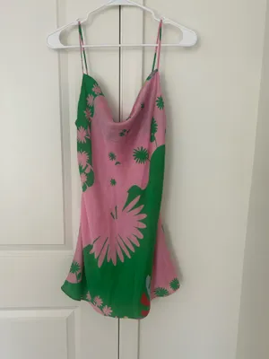 ZARA Satin Mini Dress thumbnail 3