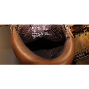 White Mountain W31258 Liberty - Tan / Chestnut Suede Lace-Up Wedge Ankle Bootie thumbnail 4