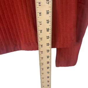 Bella Seamless Women's Size Medium Rust Orange Shapewear‎ Long Sleeve Top thumbnail 7