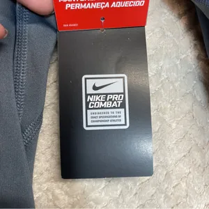 Nike Pro Dri-Fit Womens Long Sleeve Compression Shirt Gray NWT | Activewear‎ thumbnail 8