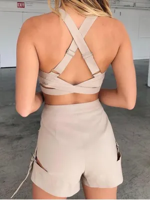Tiger Mist | Reed Crop Top And Shorts Set thumbnail 4