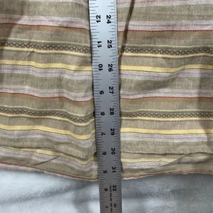 Speed Limit MPH Smocked‎ Striped Maxi Dress Brown Boho Tiered J5735L Size M thumbnail 7