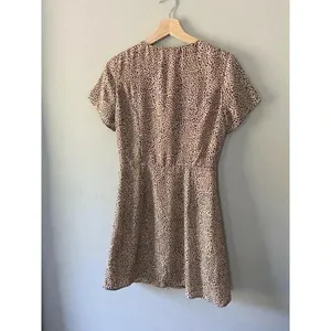 Mod Ref Cheetah Black & Brown Animal Print w/‎ lining A-line dress Size S Small thumbnail 6