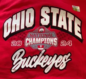 NWT Champion NCAA Ohio State Buckeyes 2024 National Champions Men's XL $40 MSRP thumbnail 3