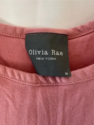 Olivia Rae Dusty Rose Ruffle Sleeve Midi Dress thumbnail 2