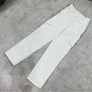 Aritzia Wilfred Modern Supply Twill Cargo Pants High Waisted in Gd Birch Size 0 thumbnail 6