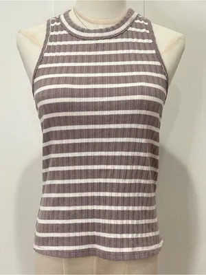 Free People We The Free Fired Up Striped Cutout Tank Top Small Boho Coastal Chic thumbnail 5