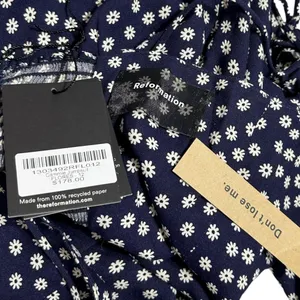 REFORMATION Cammie Romper, Flores, 12 (US) thumbnail 8