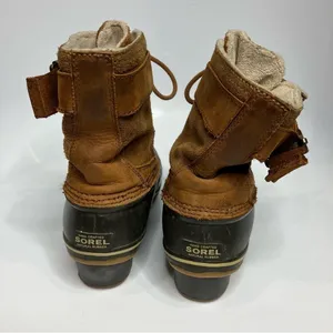 Sorel winter fancy lace up boots duck‎ boots size 8.5 thumbnail 8