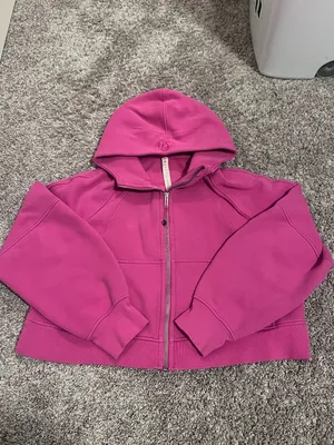 Lululemon Sonic Pink Full-Zip Scuba thumbnail 3