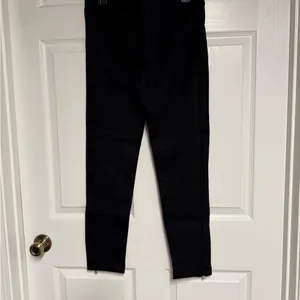 NWOT Gap Moto Style Black Zippered Pants Size Medium thumbnail 4