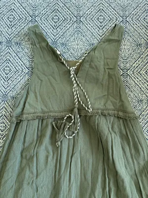 Olive Green Francesca's Dress Mini thumbnail 4