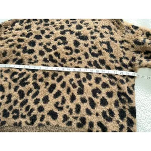 LUCCA Long Sleeve Crew Neck Brushed Knit Animal Print Sweater Size L thumbnail 7