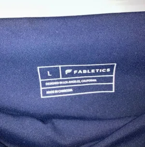 Fabletics Women’s Large Navy Blue 7/8 High Rise Leggings Side Pockets #1200 thumbnail 3
