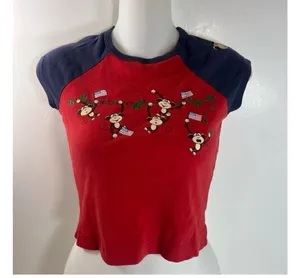 Crop Top Red Size XS thumbnail 1