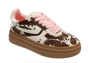 Steve Madden  Lace Up Brown Multi Sneakers(Size 8.5M) thumbnail 1