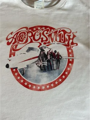 Vintage Aerosmith Band Tee - XS Ladies Rock Shirt thumbnail 3