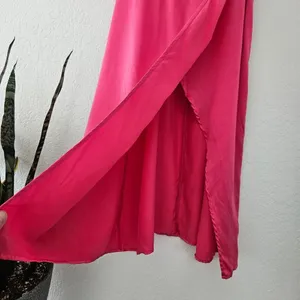 Reformation Silk Marguerite Midi Dress‎ in Pink Size 2 Formal thumbnail 6