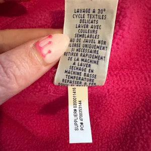 BTG Polo Golf Ralph Lauren Fleece Vest XL Pink Full Zip Layering Preppy Luxury thumbnail 7