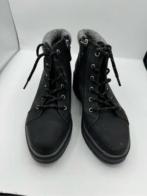 Dr. Scholl’s Nice max alp Black Ankle Lace-Up Platform Boots Womens size 10 fall thumbnail 5