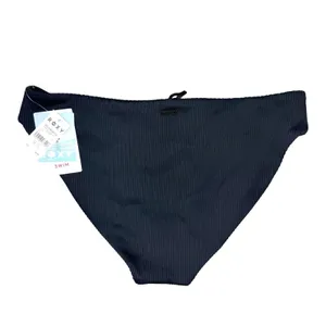NWT Roxy Love The Comber Ribbed Bikini Bottom Black Hipster Swim Medium thumbnail 3