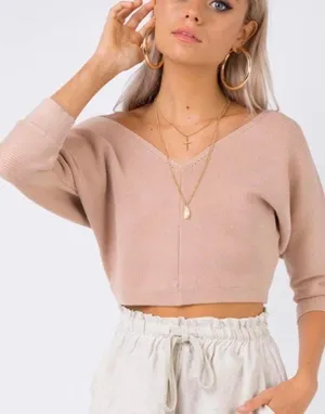 Princess Polly Cropped Sweater thumbnail 1