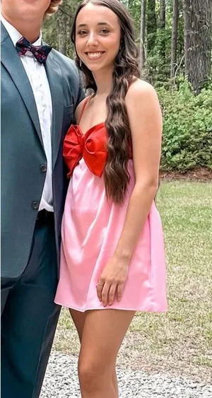 Show Me Your Mumu Best Bow Mini Dress thumbnail 1