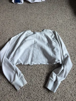 cropped crewneck White Size M thumbnail 3