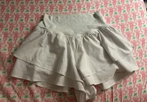 aerie offline ruffle shorts thumbnail 1